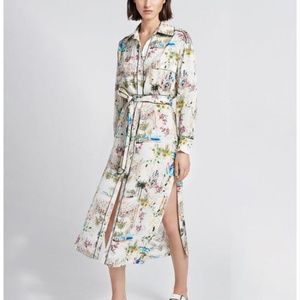 NEW SMYTHE Women's Shirtdress/ Corte d'Azur Print.